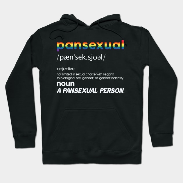 Pansexual Definition Shirt Funny Pride LGBT Hoodie by American Woman